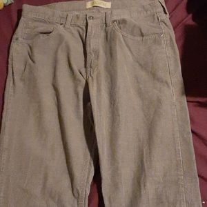 Wrangler grey corduroy pants